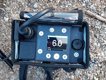 This photo shows ELB 500 battery pack.
